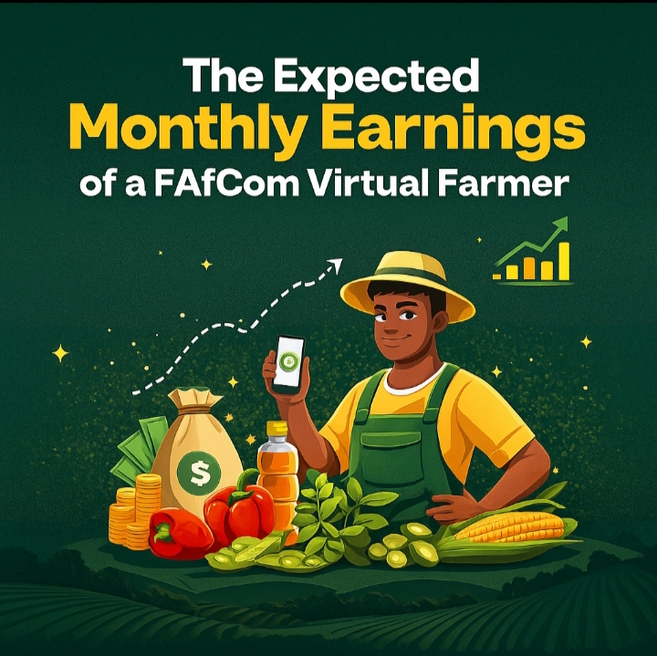 The Expected Monthly Earnings of a FAfCom Virtual Farmer
